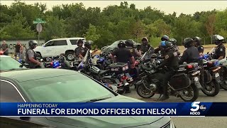 Edmond police officer killed in crash to be laid to rest