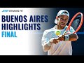 Diego Schwartzman vs Francisco Cerundolo in All-Argentine Final | Buenos Aires 2021 Final Highlights