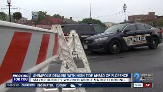 Downtown Annapolis flooding causes streets to close
