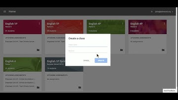 Creating Classrooms In Google Classroom.webm