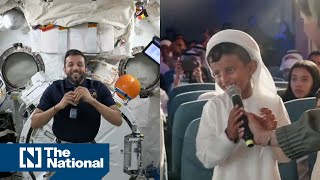 Heartwarming Moment Uaes Sultan Al Neyadi Speaks To Sons From Space