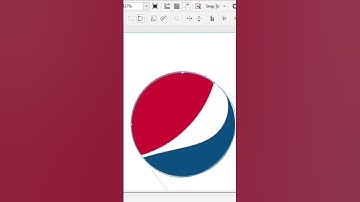How to Make or Trace the Pepsi Logo in CorelDRAW | Step-by-Step Tutorial"