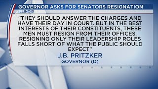 Gov. Pritzker calls on two senators to resign after alleged bribery, abuse