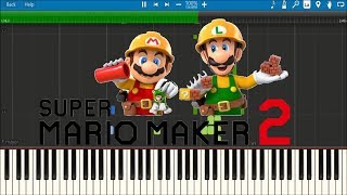 Super Mario Maker 2 - All Title Screen Music (Piano Version)