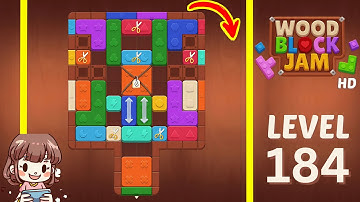 Wood Block Jam Level 184 Solution Walkthrough