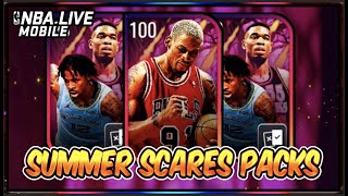 100 OVR Summer Scares Pack Opening!! | NBA LIVE Mobile 21 S5 Summer Scares