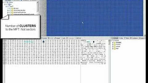 Encase: Locating the MFT from the Volume Boot