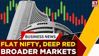 Sensex Rises 64 Pts, Nifty Ends In Red; Hindalco Drops 3%, HUL Up 2%; IT & Metals Drag Deep | ET Now