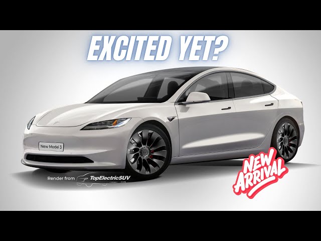 2024 Tesla Model 3 (Highland): 6 Changes & Features that we expect