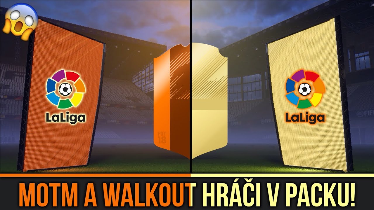 WALKOUTY + MOTM! TOTS LA LIGA PACK OPENING | FIFA 18 CZ