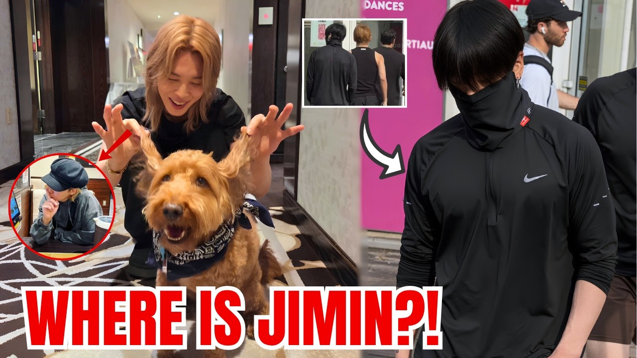 JIMIN MISSING in Paris?! 👀 Jungkook, V & J-Hope Spotted Leaving the Gym Together | BTS Paris 2026