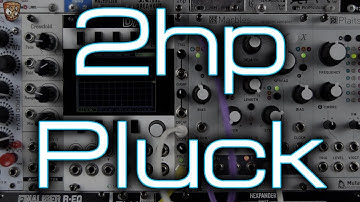 2hp - Pluck (Karplus Strong Plucked String Eurorack Voice)