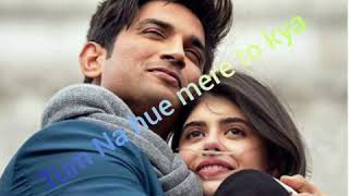 Video thumbnail of "Tum Na hue mere to kya........ Dil bechara ..... Sushant Singh Rajput"