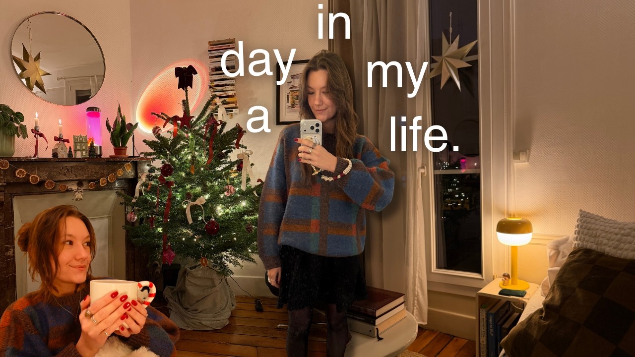 Уютный праздничный видеоблог | Покупка ёлок, декор и вязание