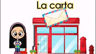 La carta y sus partes. Información para niños de preescolar y primaria. ✏️📄✉️📫