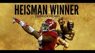 Derrick Henry Announced 2015 Heisman Winner  12/12/15 - Alabama Highlights