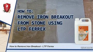 LTP - How to remove iron breakout from stone