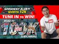 GIVEAWAY ALERT WORTH 12K! TUNE IN TO WIN | ROAD TO 100K SUBSCRIBERS