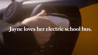 Jayne Loves Her Electric School Bus!