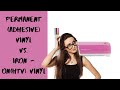 The difference between Permanent Vinyl and Iron-On( HTV Vinyl) Explained(Simple)