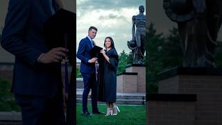 MSU Law School graduation photos with a partner on MSU campus in East Lansing, MI #msu
