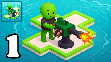 WAR OF RAFTS : CRAZY SEA BATTLE | Gameplay Walkthrough Part 1 | Floating Empire [Android, iOS]