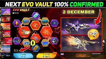 December Month Evo Vault Event 🥰| Evo M1887 & Mp5 Gun Skin Return 🤔| Next Evo Gun Free Fire 🔥