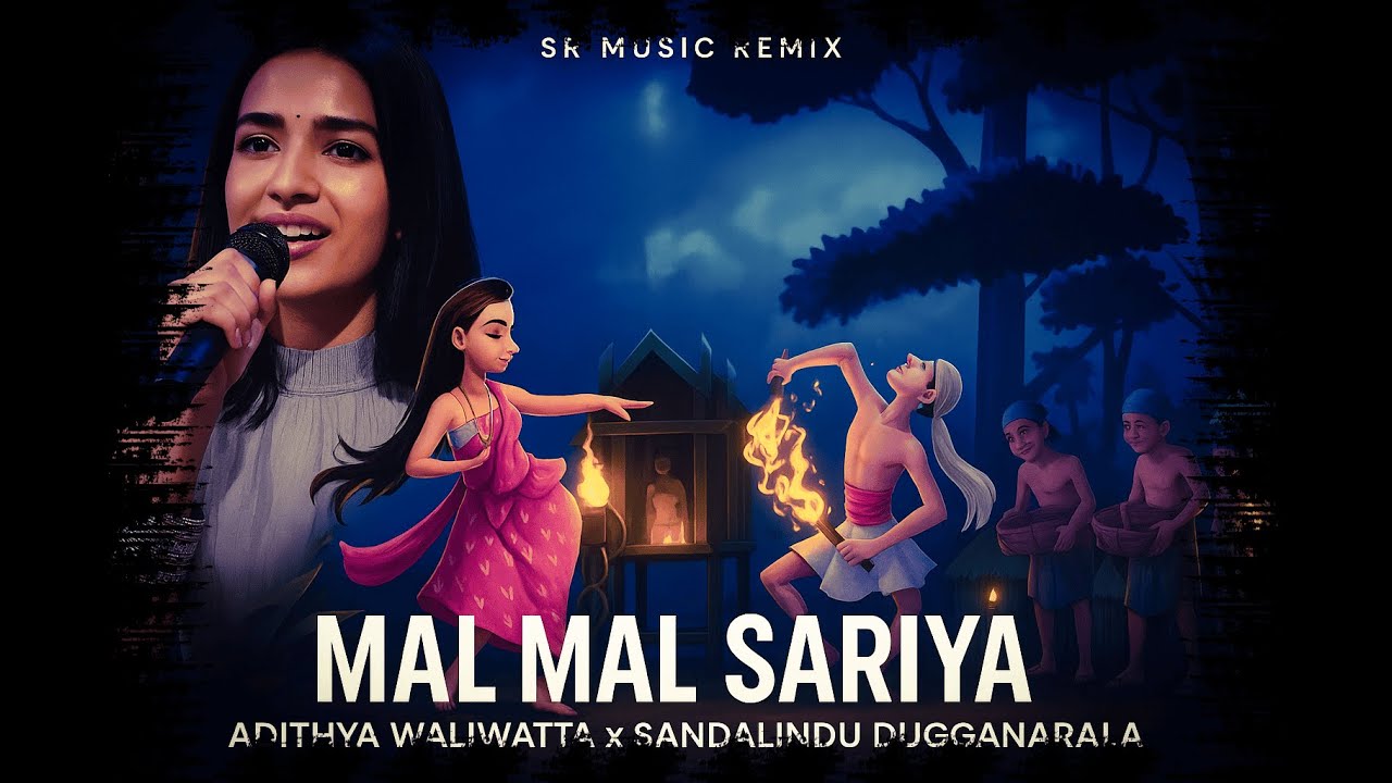 Mal Mal  (මල් මල් සාරිය) Adithya waliwatta (REMIX)
