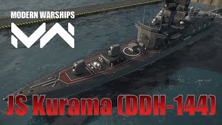 JS Kurama (DDH-144) gameplay sea battle MODERN WARSHIPS