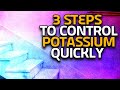 3 action steps to control high potassium levels  how to lower potassium level in blood quickly
