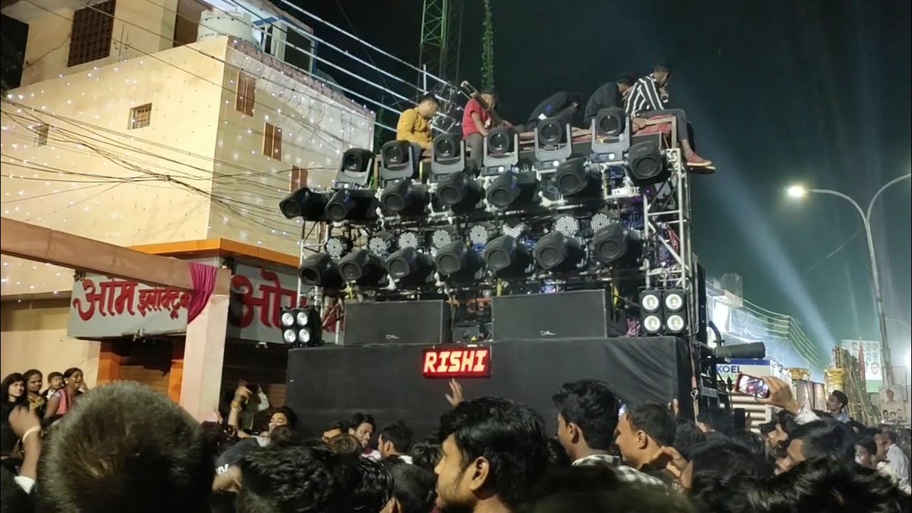 Dj Rishi Rajnandgaon best video ever !! Durga jhanki bilaspur - YouTube