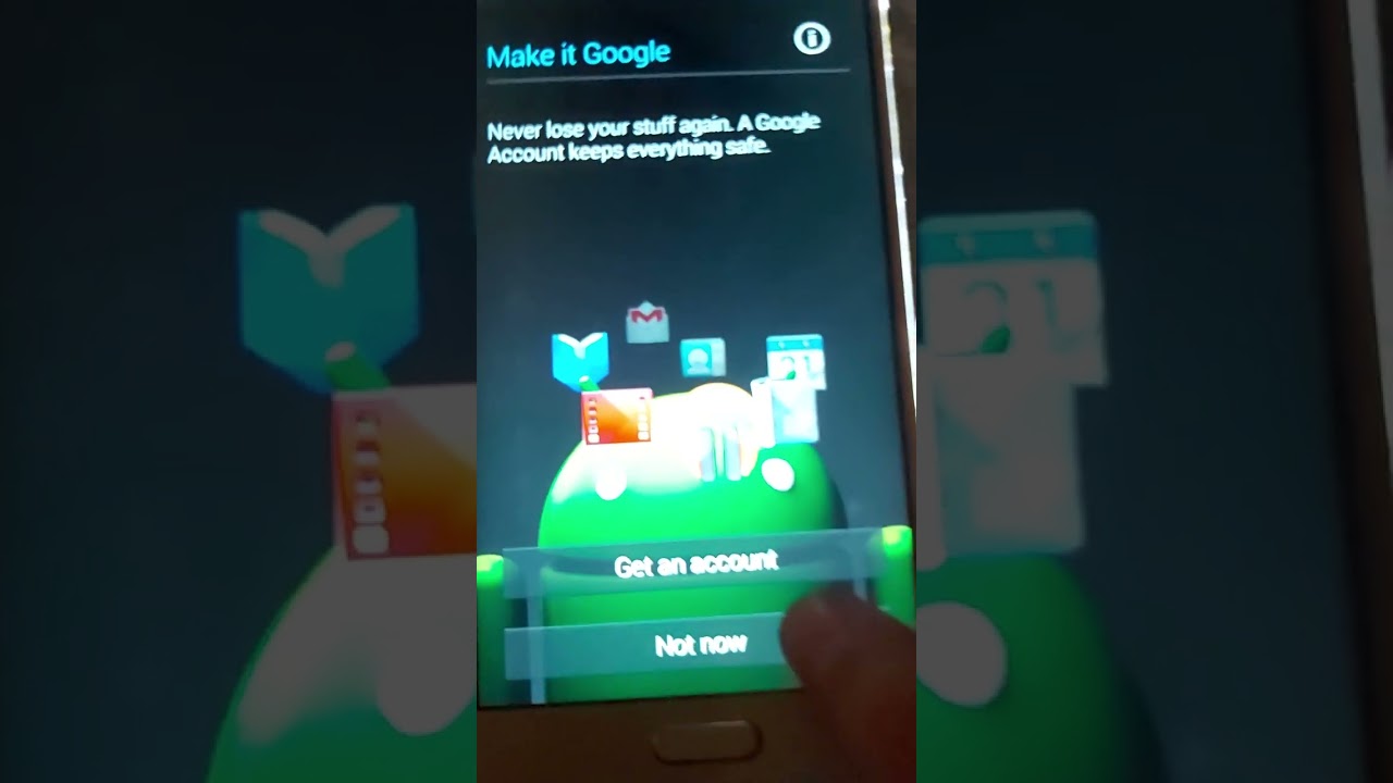 Setting up my Samsung galaxy A5 on Android 4.4.4 