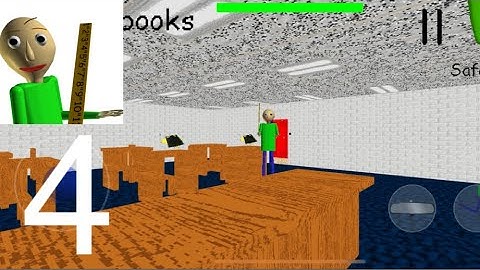 Baldi’s Basics Classic - Gameplay Walkthrough Part 4 - Tutorial (iOS, Android)