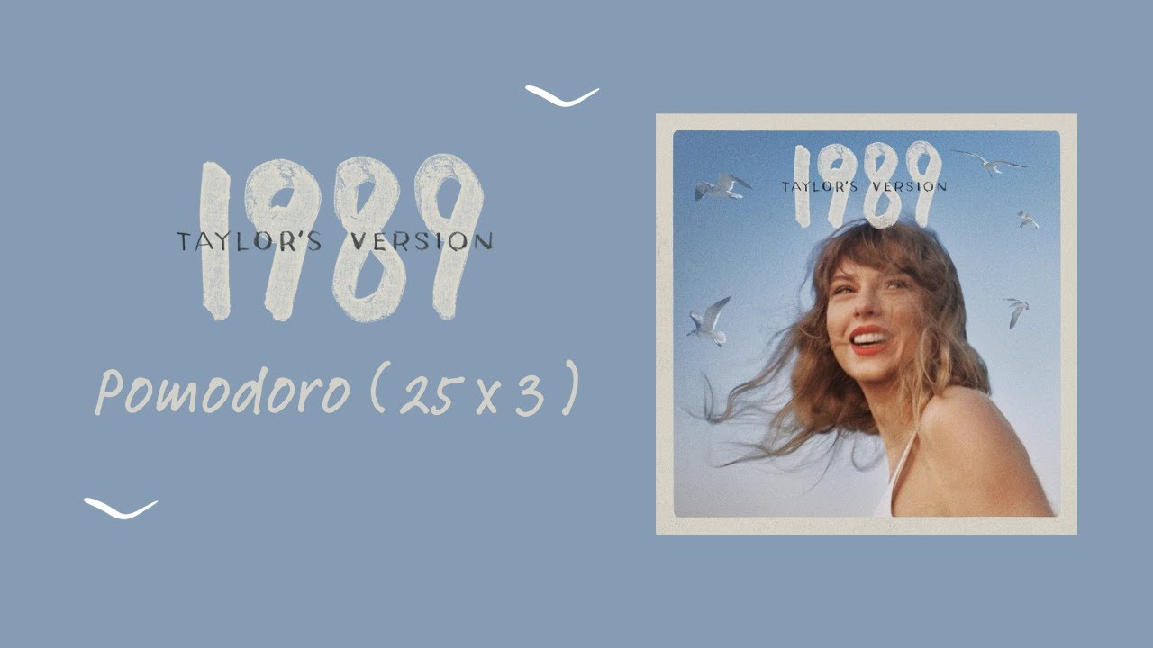Taylor Swift - 1989 (Deluxe Edition) Pomodoro 25x3