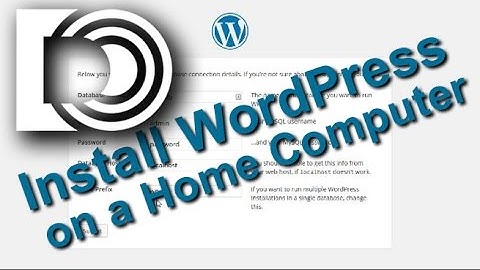 Install WordPress 4.4 on a Home Webserver for Beginners