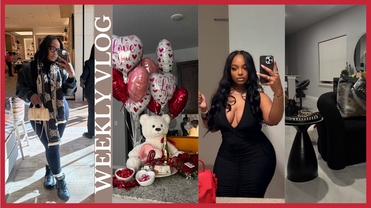 VLOG | VALENTINES DAY + NEW ACCENT CHAIR + SELF-CARE MAINTENANCE + MILITARY LIFE DON’T STOP & MORE