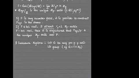 Introductory talk on Iwasawa Theory