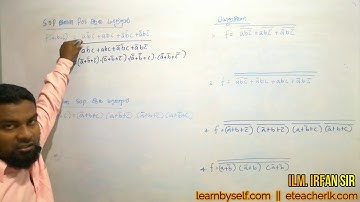 A/L ICT Unit 4 : SOP to POS Conversion (ILM.Irfan - learnbyself.com)