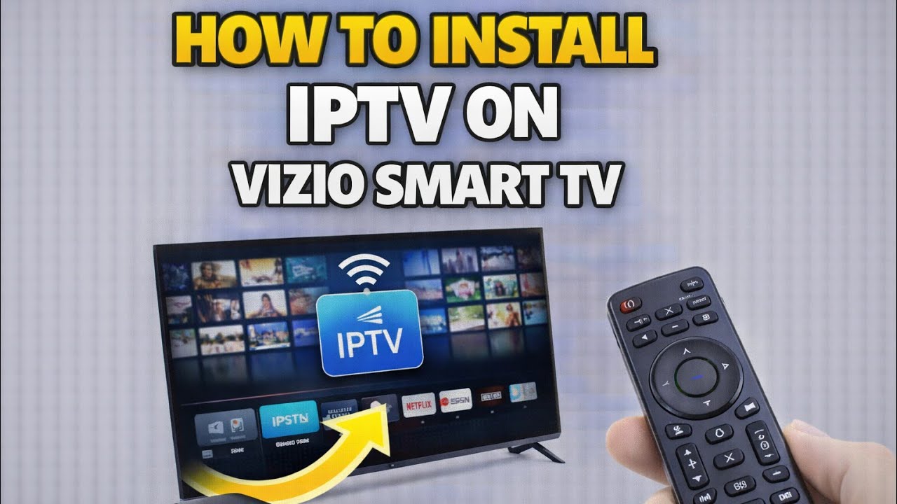 how to Install IPTV on Vizio Smart TV (Easy Setup Guide)