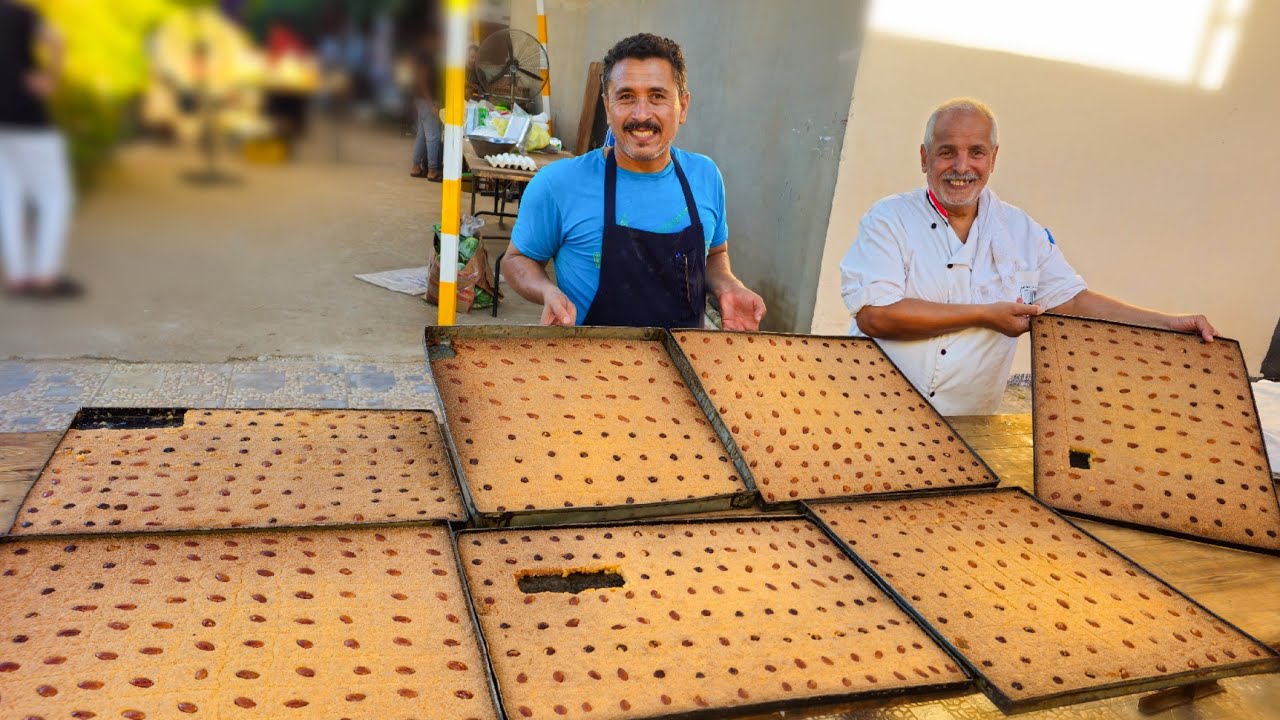 سر البسبوسة المرملة بلونها وطعمها وترميلتها مستحيل تنشف منك تاني❗️بالطريقة دي في أقل من عشر دقايق 👌