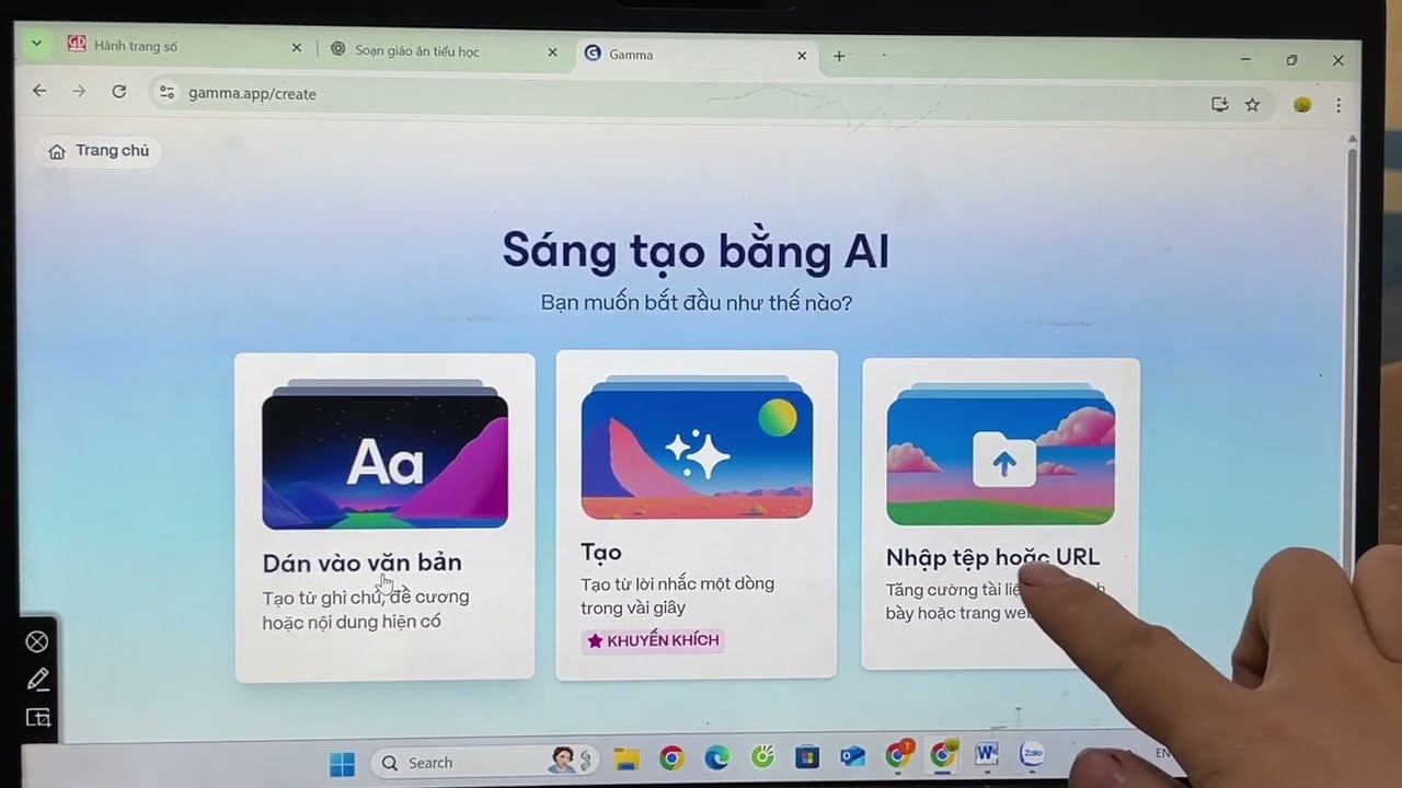 Cách chia sẻ link slide tự động bằng gamma