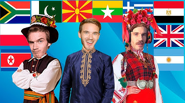PewDiePie | in different languages
