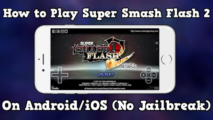Como jogar Super Smash Flash 2 no android.