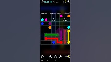 How To Solve Flow Free Bridges Blue Pack Level 19 8x8 Board Walk Through Solution Walkthrough