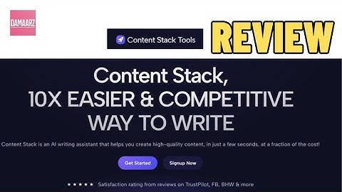 Content Stack Lifetime Deal $39 - AI writing assistant that helps you create high-quality content
