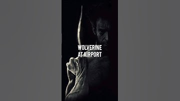 Wolverine at airport security #shorts #wolverine #shortsvideo #tredning #xmen