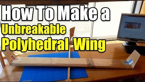 DEPRON POLYHEDRAL WING BUILD WITH CARDBOARD | $5 Trainer Unbreakable Rc Plane Project EP7