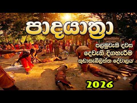 කුඩාකැබිලිත්ත දේවාලේ  | කුමන කැලේ ලග නාලා නිදාගත්තා | Foot Pilgrimage Kumana to Katharagama