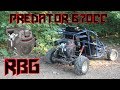 Predator 670cc Off Road Go Kart First Ride
