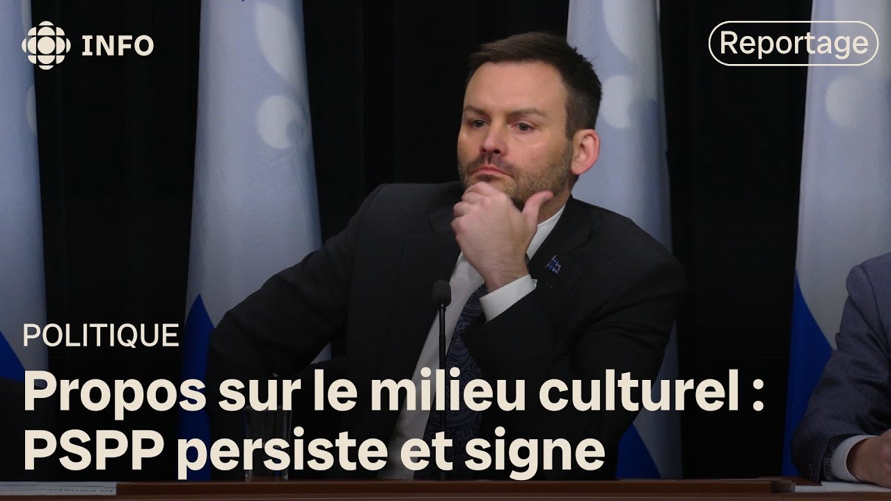 Paul St-Pierre Plamondon refuse de retirer ses propos en lien avec le milieu culturel